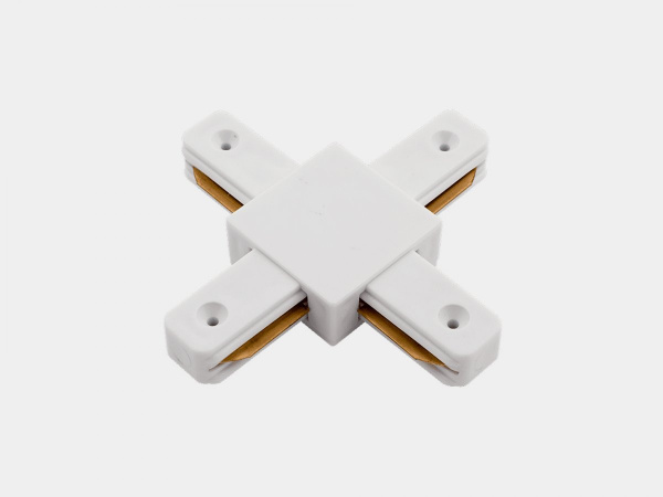 SWG X-Коннектор для однофазных накладных трековых систем KXZ-WH-X