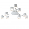 фото Белый металл Люстра потолочная LED GX53 9*12W 220V GARETA COMFI, арт. 8235/9C