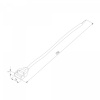 фото Коннектор для лент COB 24V 480Led 14W IP68 гибкий односторонний 95133/00