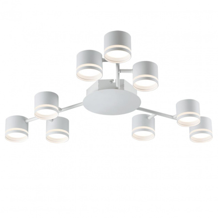 фото Белый металл Люстра потолочная LED GX53 9*12W 220V GARETA COMFI, арт. 8235/9C