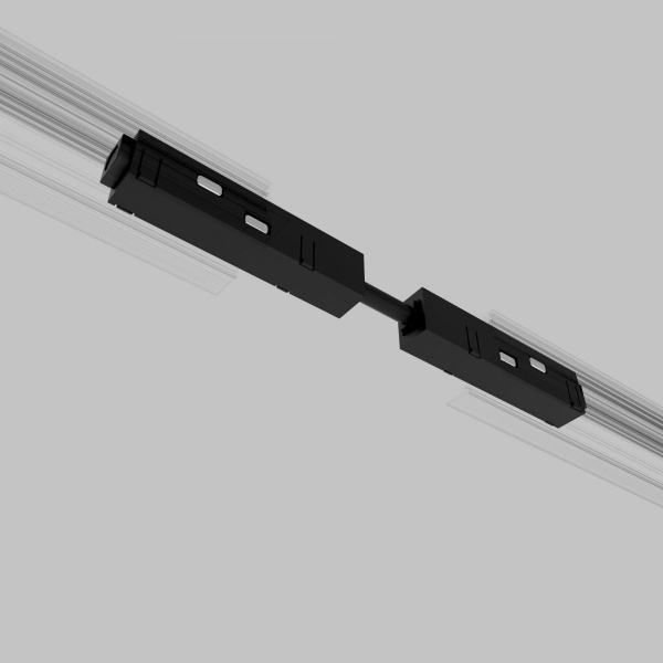 Slim Magnetic Прямой коннектор и планка (1 шт.) черный 85096/00