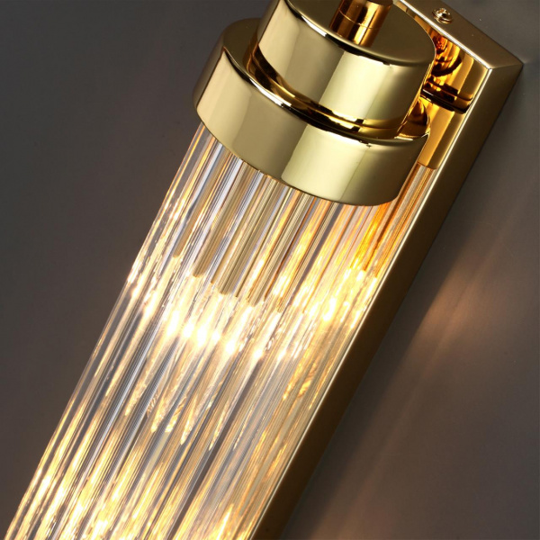 фото Золотой/прозрачный Настенный светильник E14 2*40W LORDI WALLI, арт. 4822/2W
