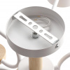 фото Белый, металл/дерево/пластик Светильник потолочный LED GX53 6*9W 220V RONDO COMFI, арт. 8231/6C