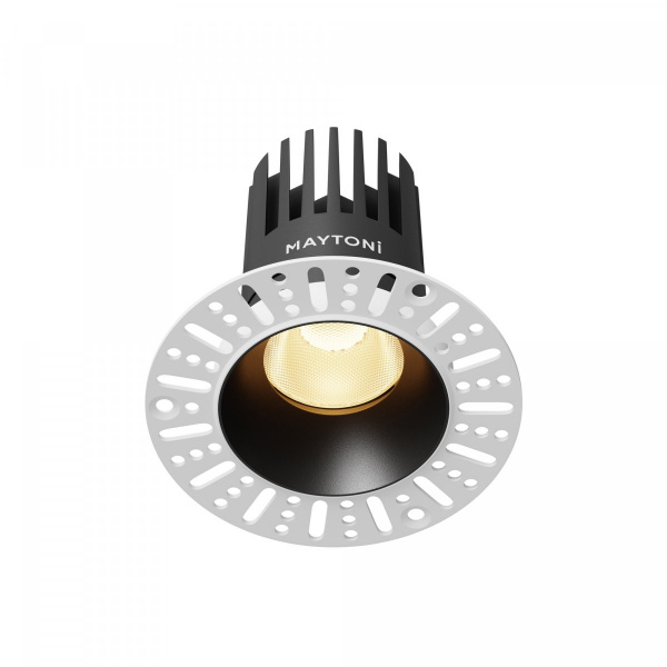 Встраиваемый светильник Maytoni Technical Dip DL121-15W-2.7K-TRS-B, черный