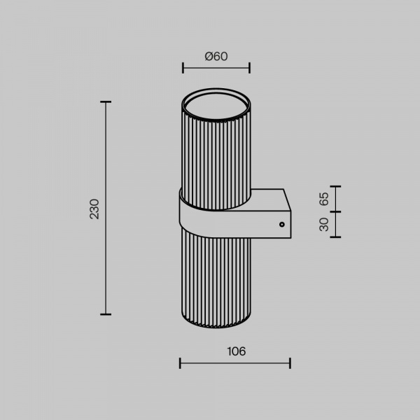 фото Бра Maytoni Dynamics MOD326WL-02W, белый