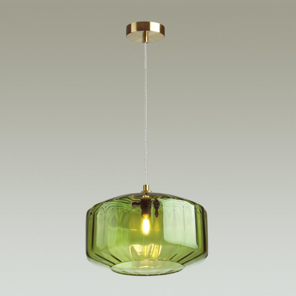 фото Зеленый/бронзовый Подвес E27 60W BINGA PENDANT, арт. 4783/1