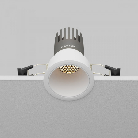 фото Встраиваемый светильник Maytoni Technical Dip DL116-10W-3K-W, белый