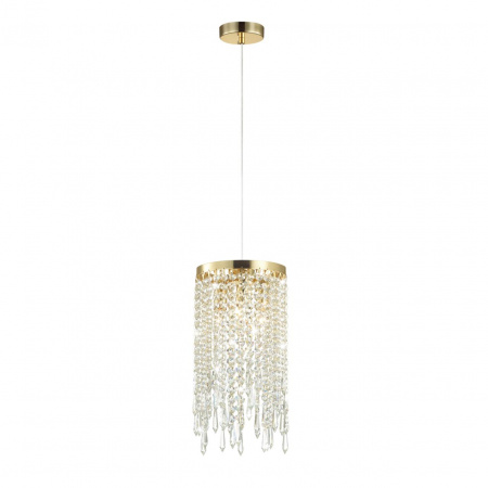фото Золотой/прозрачный металл/хрусталь Подвес E14 3*40W CHOKKA MODERN, арт. 5028/3