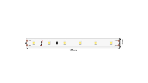 фото Лента светодиодная SWG DSG 3528 WW 60L-V24-IP33, 2700K, 300 LED, 4,8 W/m, LUX, катушка 5 м