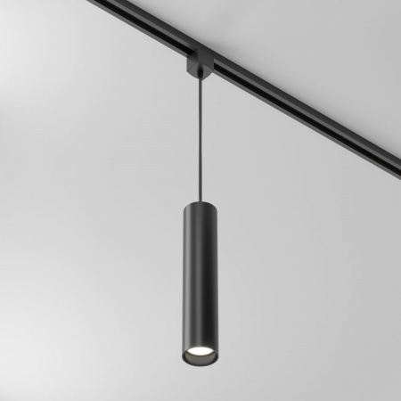 фото Трековый подвесной светильник Maytoni Technical Focus TR025-1-GU10-B, черный
