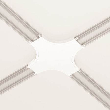 фото Коннектор питания X-образный Radity белый Maytoni Technical TRA084CX-11W