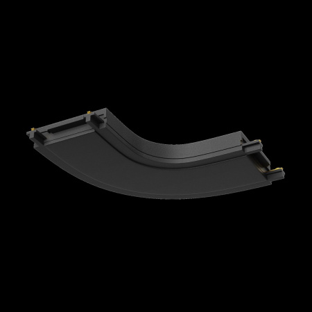 фото Конектор питания полукруглый Radity черный Maytoni Technical TRA084CR-11B