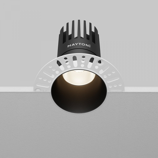 фото Встраиваемый светильник Maytoni Technical Dip DL122-15W-4K-TRS-B, черный