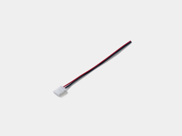 Коннектор SWG для ленты SMD3528 с проводом одинарный, 2pin-8mm30mm-1