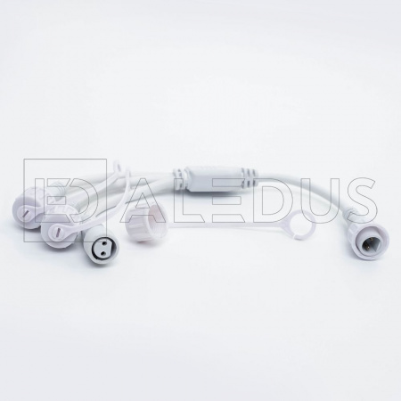 фото Разветвитель ALEDUS 1-3, 2Pin, белый