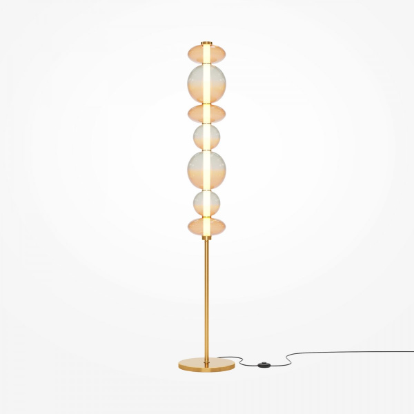 фото Торшер Maytoni Futuro MOD307FL-L40BS3K, латунь