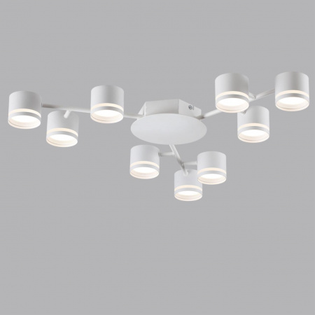 фото Белый металл Люстра потолочная LED GX53 9*12W 220V GARETA COMFI, арт. 8235/9C