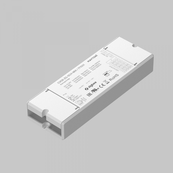 фото Контроллер ZIGBEE 12-48В Цветной (RGB) - Комбинированный (MIX) 216Вт Maytoni 771001, белый