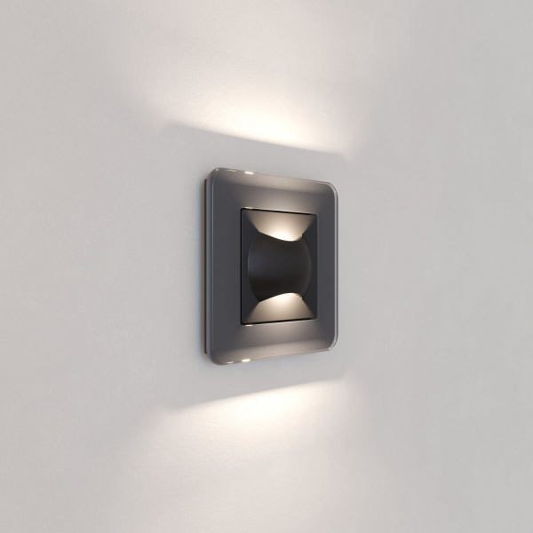 фото Встраиваемая LED подсветка МУН (черный матовый) W1154508