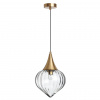 Бронзовый/прозрачный/стекло Подвес E14 1*40W KESTA PENDANT, арт. 4950/1