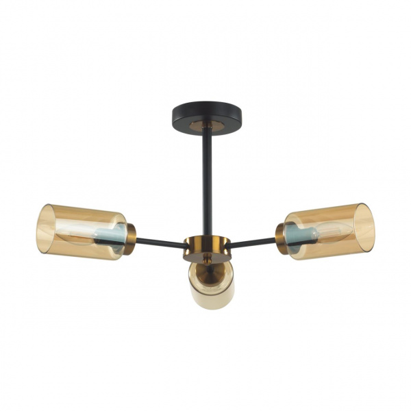 Чёрный, бронза Люстра потолочная E14 3*40W 220V DALLIN COMFI, арт. 5640/3C