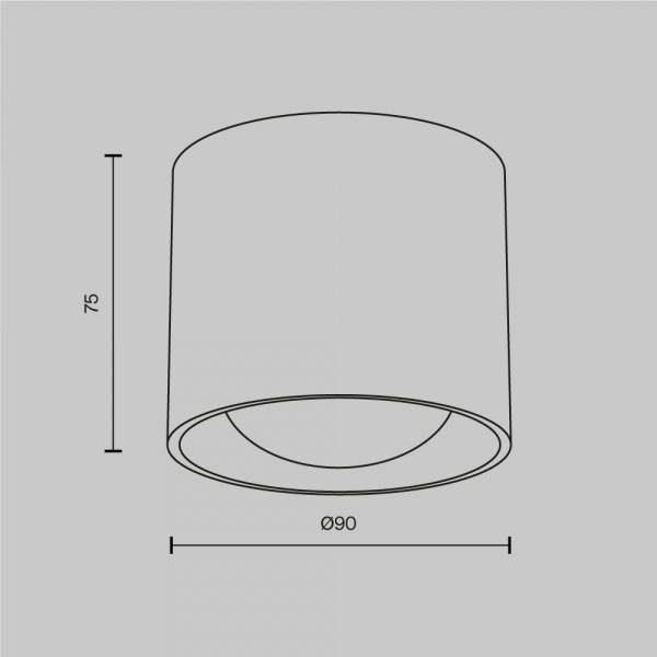 фото Потолочный светильник Maytoni Technical Lens C217CL-15W3K-W, белый