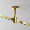 фото Крепление потолочное Короткое / Short одинарное 78мм Flarity латунь Maytoni Technical TRA156C-S1-BS