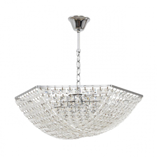Хром/прозрачный, металл/хрусталь Люстра подвесная E27 5*60W 220V AMALIA NEOCLASSI, арт. 8377/5
