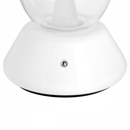 фото Настольная лампа диммируемая 10W 3000K прозрачный/белый Uovo III Lightstar 807906