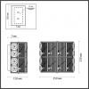 фото Золото/прозрачный/матовый/металл/хрусталь/стекло Бра E14 2*40W FIESTA HALL, арт. 5070/2W