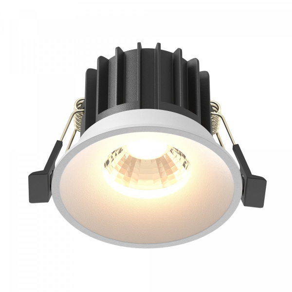 Встраиваемый светильник Maytoni Technical Round DL058-12W3K-W, белый