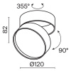 фото Потолочный светильник Maytoni Technical Onda C024CL-18W4K-W-1, белый
