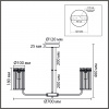 фото Золото/прозрачный, металл/хрусталь Люстра потолочная E14 7*40W 220V FAVLA CLASSI, арт. 8347/7