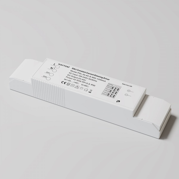 фото Источник питания DALI DT6 42-50Вт IP20 Maytoni PSL-DL40-S-950-1200mA, белый