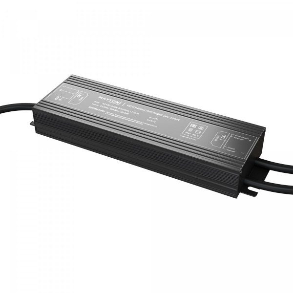 Источник напряжения PSI001 24В 250Вт IP 67 20217 Maytoni 020217, черный