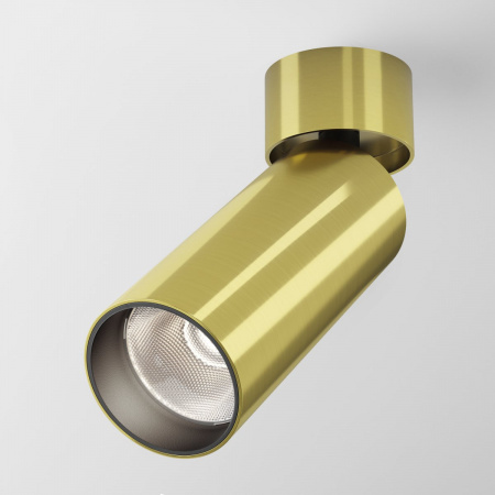 фото Потолочный светильник Maytoni Technical FOCUS LED C055CL-L12W4K-W-BS, латунь