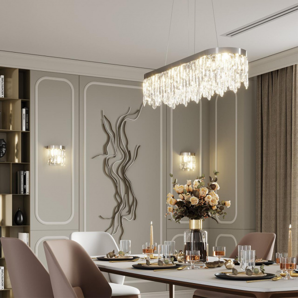 фото Хром/хрусталь Бра E14 2*40W DAKISA HALL, арт. 4985/2W