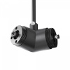 Угловой коннектор 120° для системы Shelf с вводом питания Maytoni Technical CA018LWC-P-B, черный