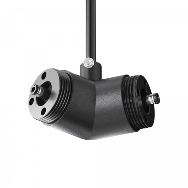 Угловой коннектор 120° для системы Shelf с вводом питания Maytoni Technical CA018LWC-P-B, черный