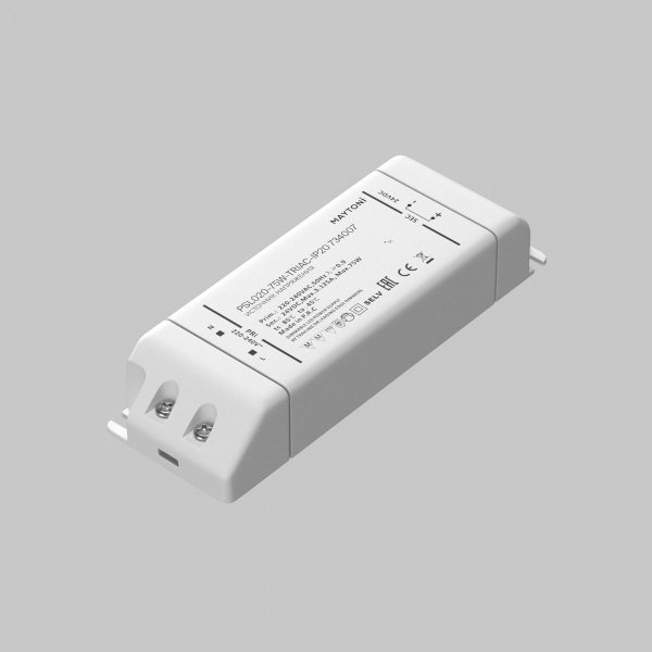фото Источник напряжения TRIAC 24В 75Вт IP 20 Maytoni 734007, белый