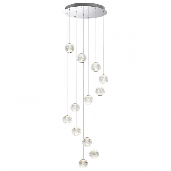 фото Хром/металл/акрил Люстра LED 56W 4000K 4711лм CRYSTAL L-VISION, арт. 5007/56L