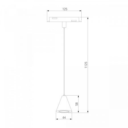 фото Slim Magnetic Трековый светильник 5W 4200K Event латунь 85039/01