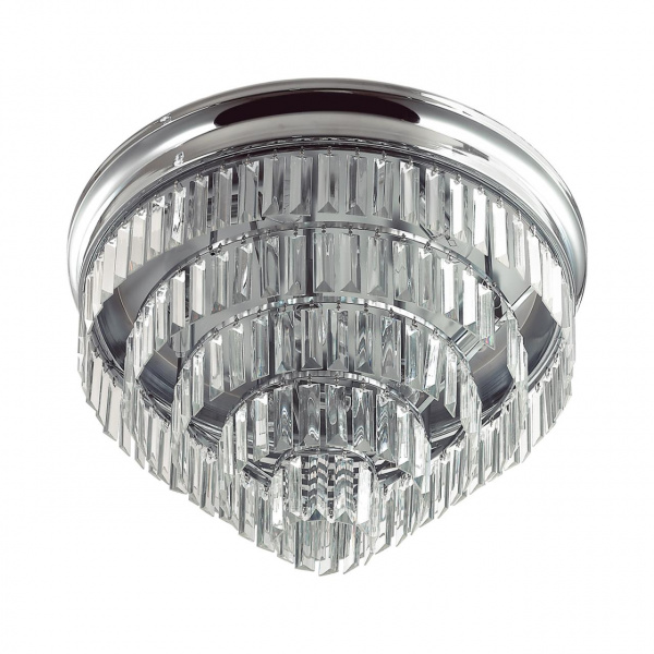 фото Хром/хрусталь металл/прозрачный Люстра потолочная Е14 8*40W 220V ZAHA CLASSI, арт. 8266/8C