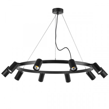 фото Люстра подвесная Rullo, черный Lightstar LR020370
