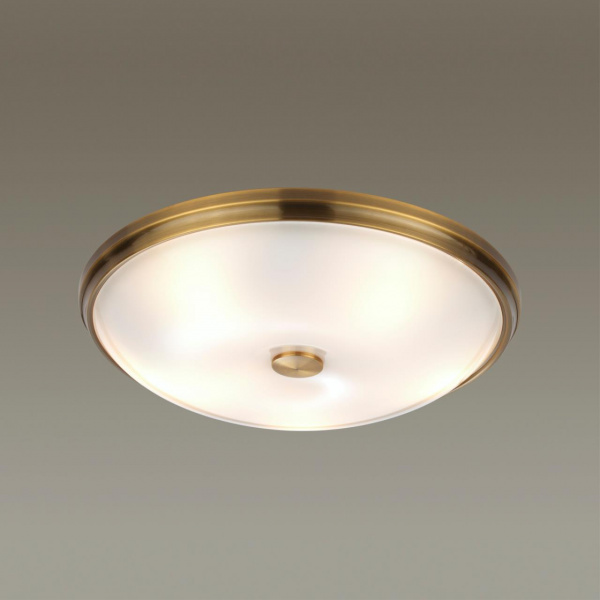 фото Античн.бронза/металл/белый/стекло Настенно-потолочн.светильн. E14 5*40W PELOW WALLI, арт. 4956/5