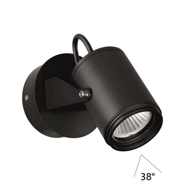 Черный/металл Настенный светильник IP54 LED 10W 4000K 38° AC85-265V STIMA NATURE, арт. 6647/10WL