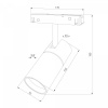 фото Slim Magnetic R03 Трековый светильник 20W 3000K черный 85013/01