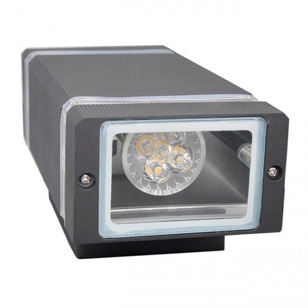 фото Светильник  WC2118 настенный 220V GU-10 IP65 Цвет: темно серый