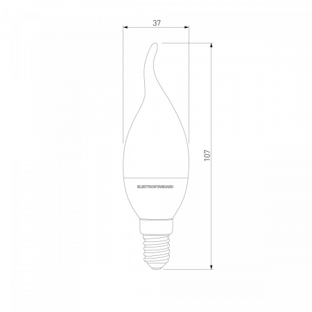 фото Светодиодная лампа "Свеча на ветру" Dimmable CW35 7W 4200K E14 BLE1450