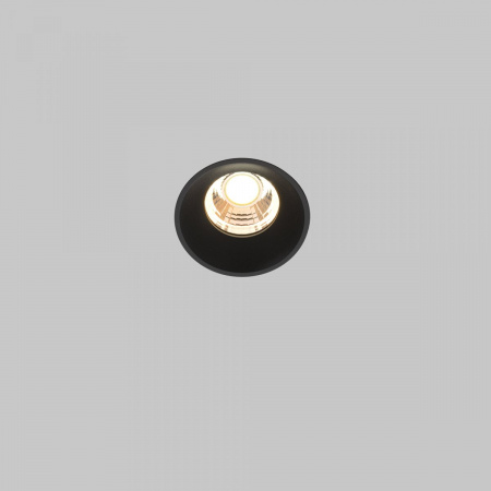 фото Встраиваемый светильник Maytoni Technical Round DL058-7W3K-TRS-B, черный